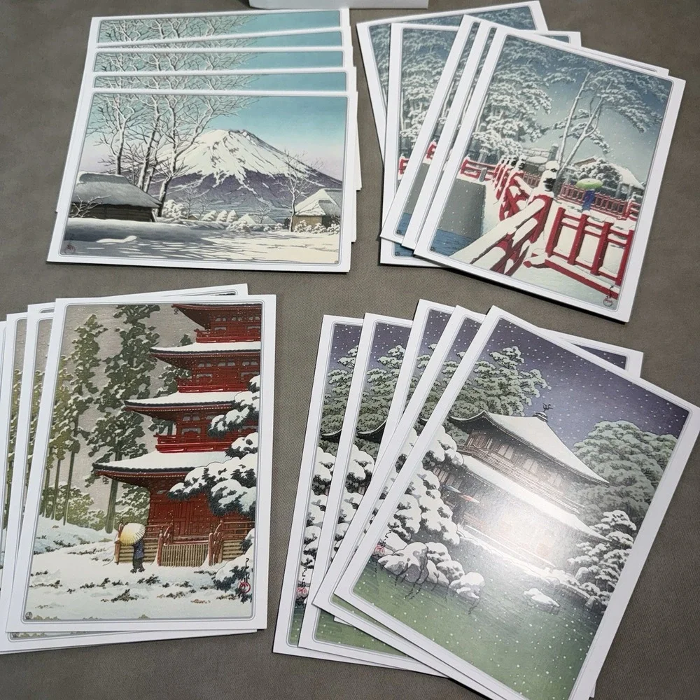 Kawase Hasui  Boxed ‎ Holiday Cards  20 cards and envelopes